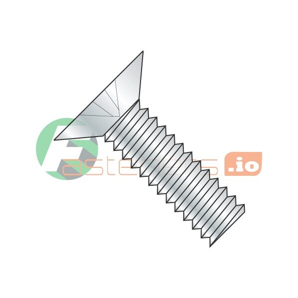 Newport Fasteners #10-32 x 1 in Phillips Flat Machine Screw, Zinc Plated Steel, 6000 PK 815714 - main